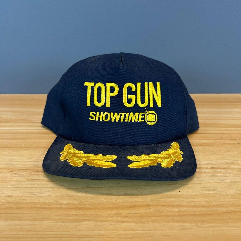 Stylemaster Top Gun Showtime Snapback Cap Hat One Size Fits All Blue